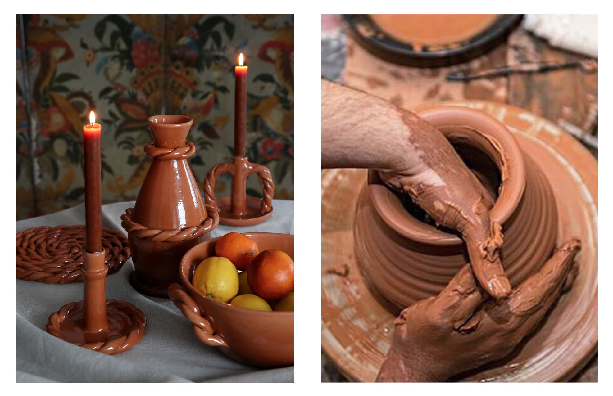 Céramiques Datcha pour Fragonard parfumeur à Grasse