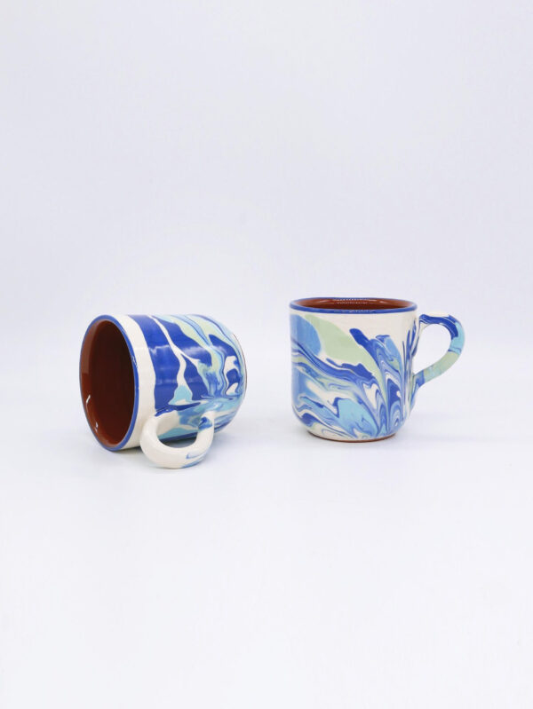 Lot de 2 tasses jaspées (Iskar)