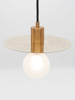 Perforated brass suspension