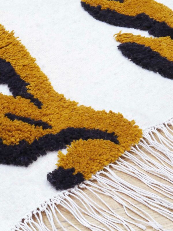 Tapis Kilim 'Arabesques' (Ocre)