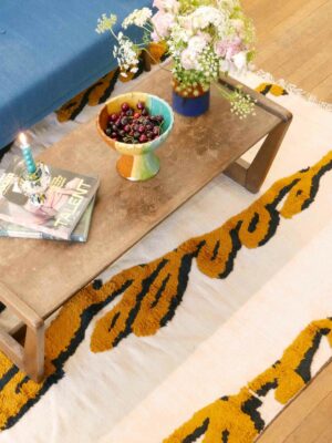 Datcha – Tapis Kilim ocre 4