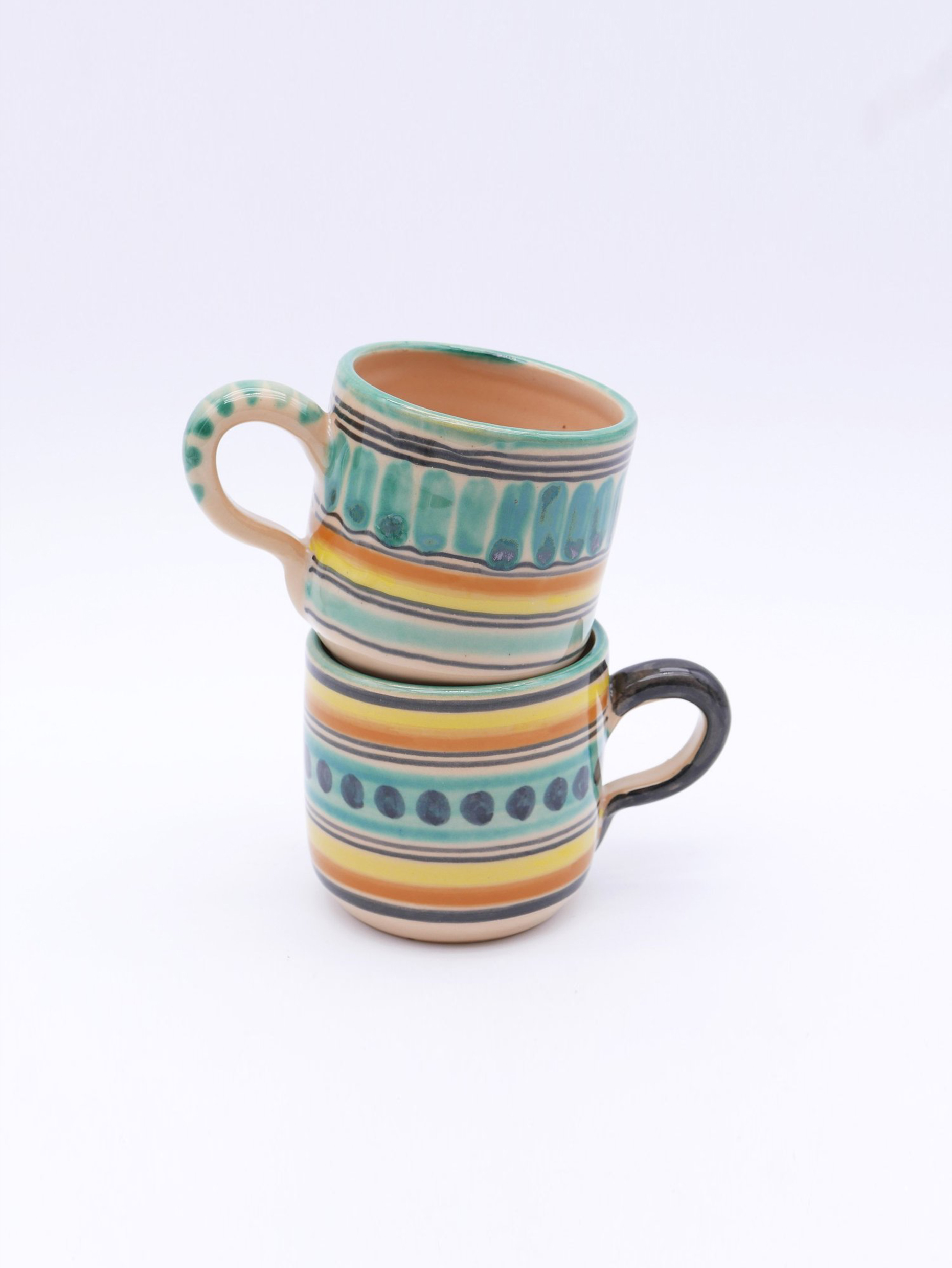 Lot De 2 Tasses Hermès Paris Bleu D'Ailleurs – Porcelaine Française, Authentique