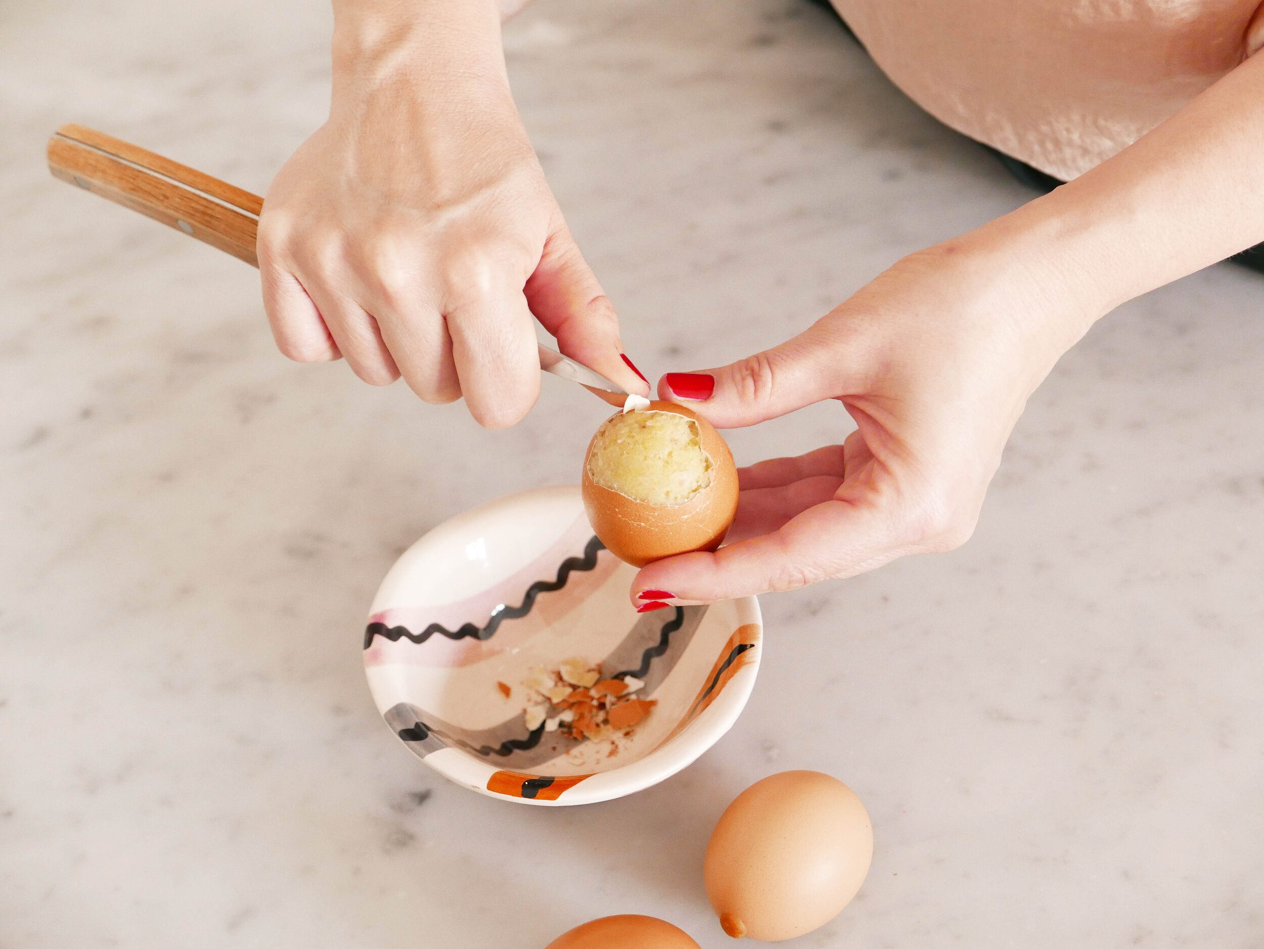 Datcha - Recette gâteau marbré oeuf Pâques